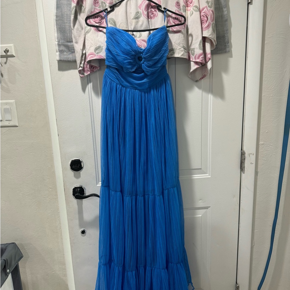 Vici blue maxi dress